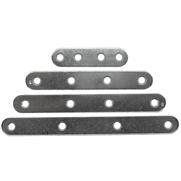 Összekötő lemez 140x15 mm cink fehér