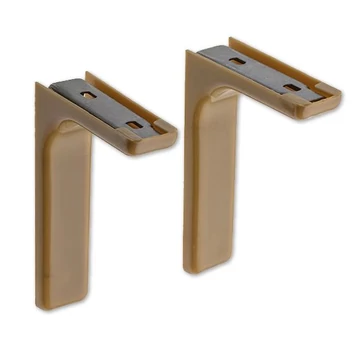 Konzol takarósapkával 78x115x26mm világos barna