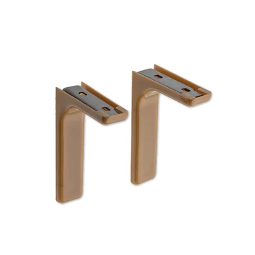Konzol takarósapkával 78x115x26mm sötét barna