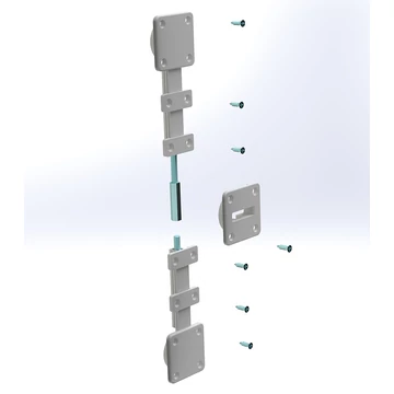 Ajtó merevítő max. 2250mm fehér