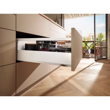 BLUM Merivobox komplett fiókszett E káva 500 mm, 40 kg, fehér