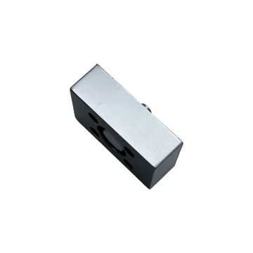 Bútorláb műanyag ezüst 97x32 mm