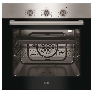 EVIDO PRIMO 63X légkeveréses sütő,inox/fekete