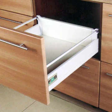 FDS-DF B 400mm duplafalú fiókoldal Fehér 40kg