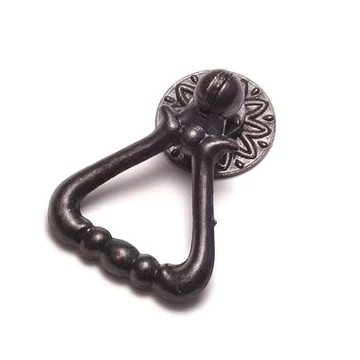 Fém Bútorfogantyú antik+alátét,  antik III/7
