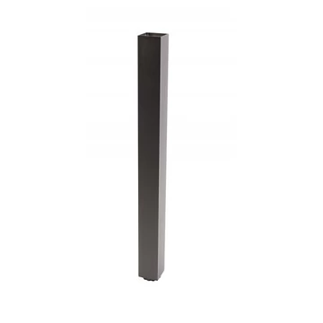 Asztalláb szögletes 60x60x710 mm fekete
