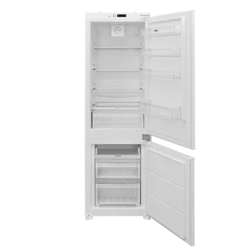 EVIDO IGLOO 332W beépíthető hűtő és fagyasztó, 54x177 cm, 2 ajtós, 242 l, E energiaosztály, fordítható ajtó, fehér