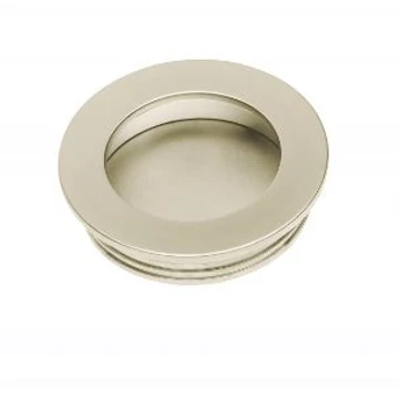 Fém bemarható bútorfogantyú tolóajtóhoz 35mm szatén nikkel
