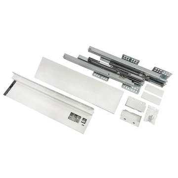 SLIM fémfiókoldal DF-A H=88mm 450mm fehér