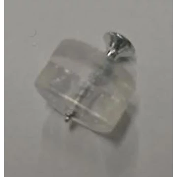 Üvegrögzítő 4mm átlátszó
