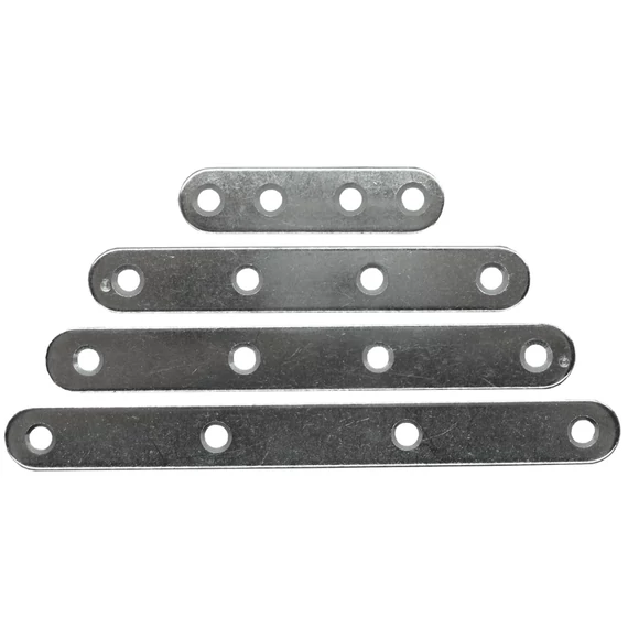 Összekötő lemez 100x15 mm cink fehér