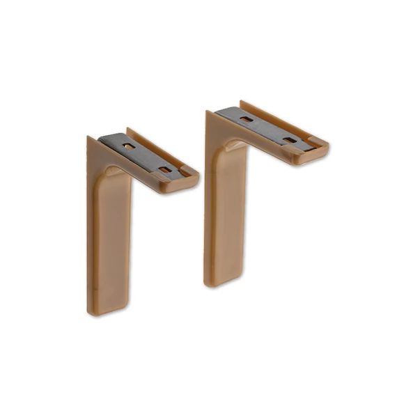 Konzol takarósapkával 78x115x26mm sötét barna