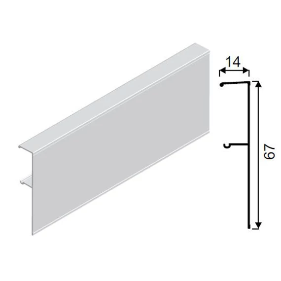 SEVROLL 039790 takaró profil Galaxy 3m