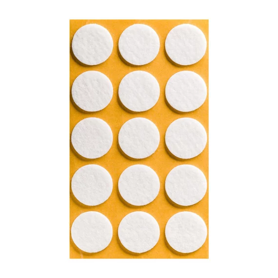 Filc talp 28 mm/ 3 mm fehér lap (15db)
