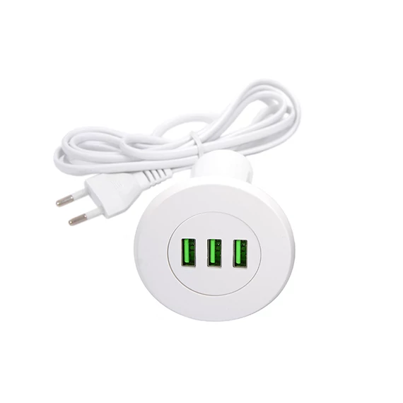 Strong USB töltő, 3x töltő kimenet fehér