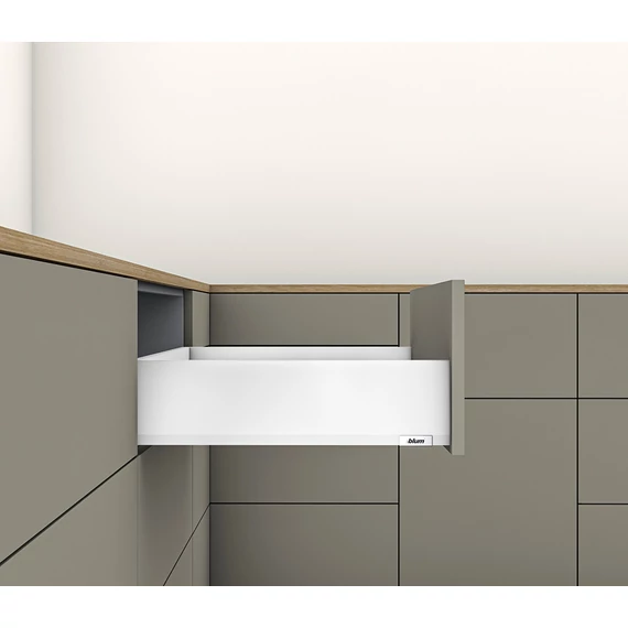 BLUM Merivobox komplett fiókszett K káva 500 mm, 40 kg, fehér