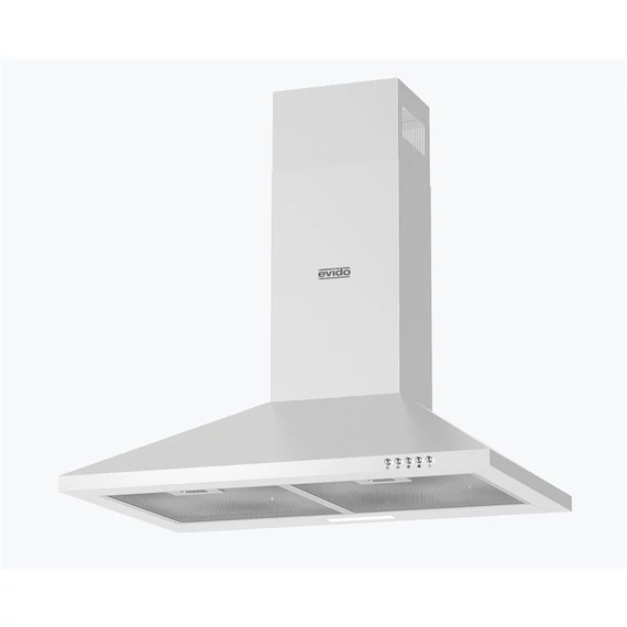 EVIDO TRICOL 60W kürtős fali páraelszívó, 60 cm, fehér