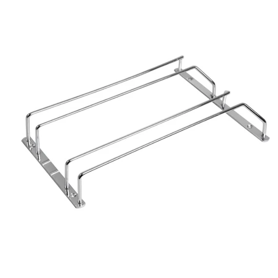 Fémrács H604B talpas pohártartó 2 soros 205x70x340