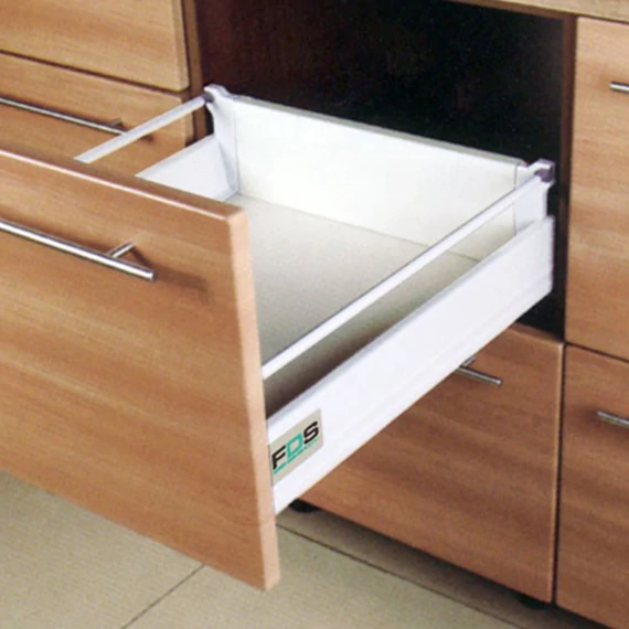 FDS-DF B 400mm duplafalú fiókoldal Fehér 40kg