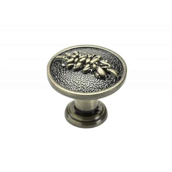 Bútorgomb fém, ARDEA antik bronz