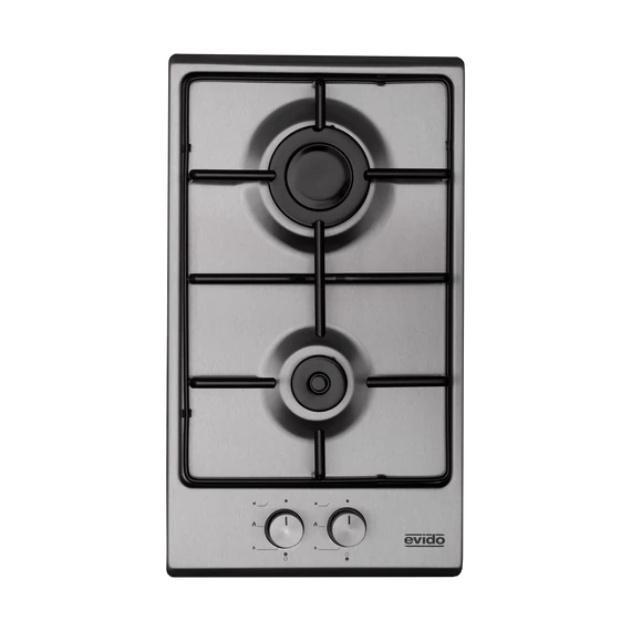 EVIDO DOMINO-G 32X, gáz főzőlap, 30cm, inox