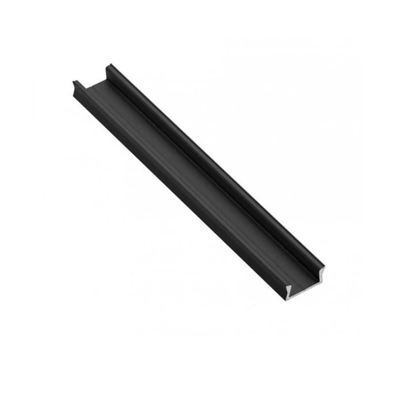GTV GLAX Led Profil csavarozható 2m Fekete (13mm tak.nélk)