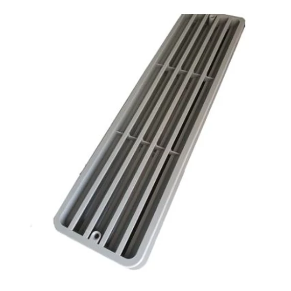 Kétoldali szellőzőrács szürke 300x70mm