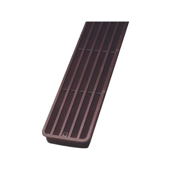 Kétoldali szellőzőrács barna 300x70mm