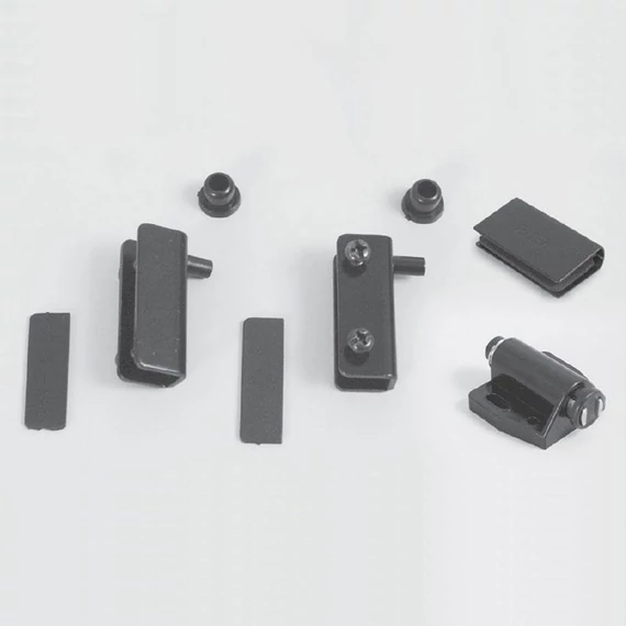 Hifi pánt üvegajtóhoz fogantyúval és kilökő mágnes