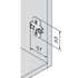 Kép 3/3 - Blum 173L6100 0-ás keresztalakú szerelőtalp