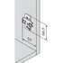 Kép 3/3 - Blum 173H7130 3mm-es excenteres keresztalakú talp