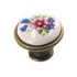 Kép 1/2 - Bútorgomb porcelán színes virág