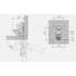 Kép 2/3 - GTV 165°-os csillapítós kivetőpánt + talp